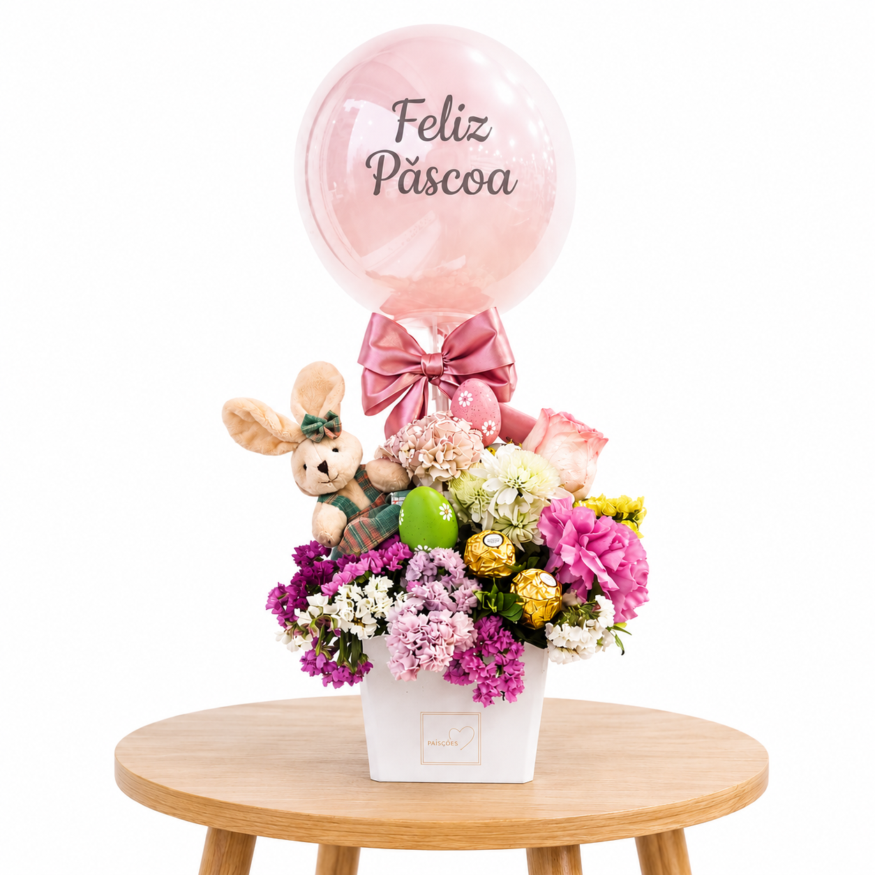 Flores e Coelhos de Pascoa