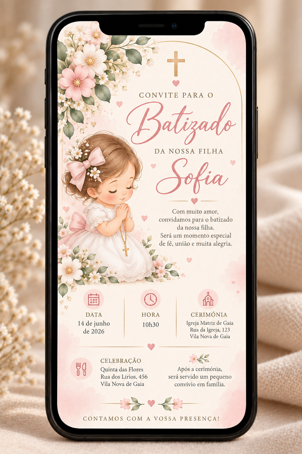 Convite Especial de Batizado