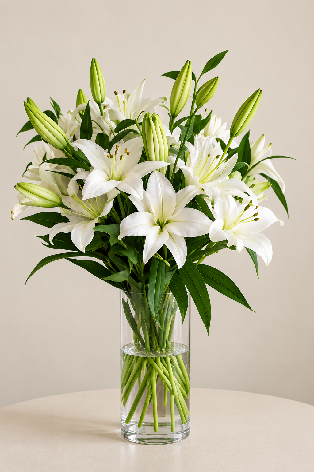 Lilium Branco – Elegância Floral