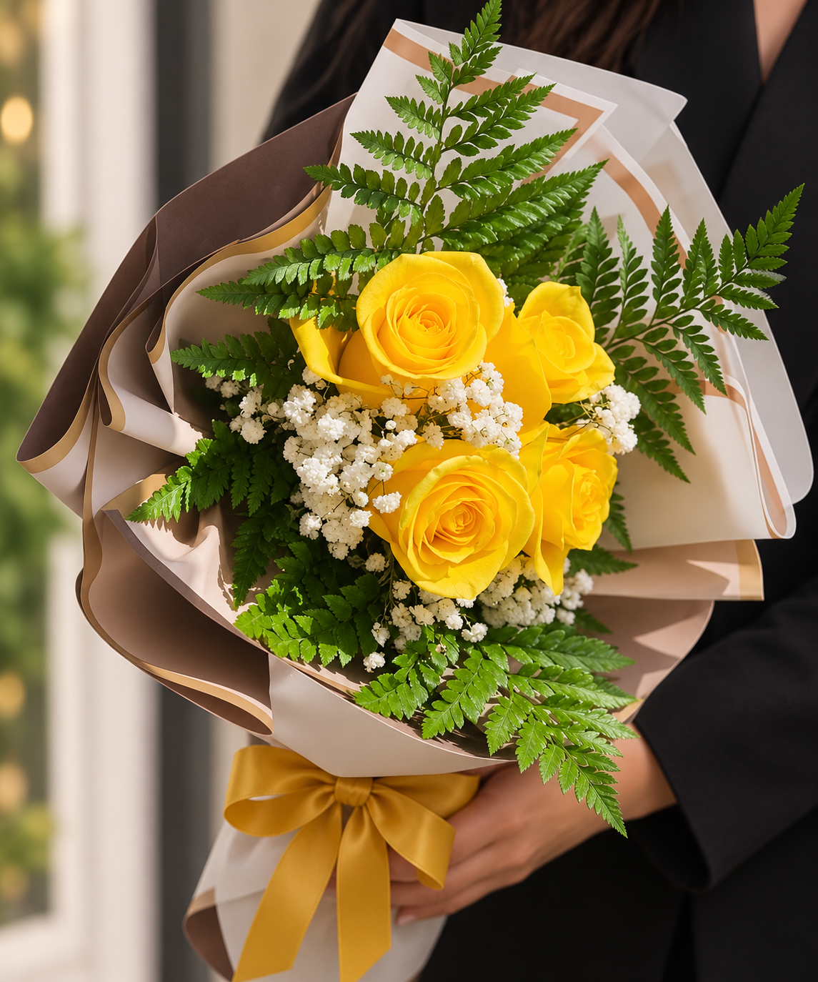 Buquê de Rosas Amarelas