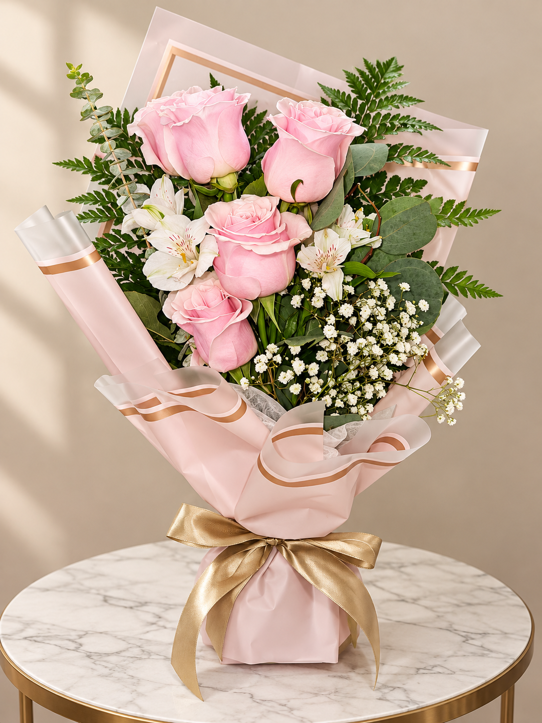 Buquê de rosas romance